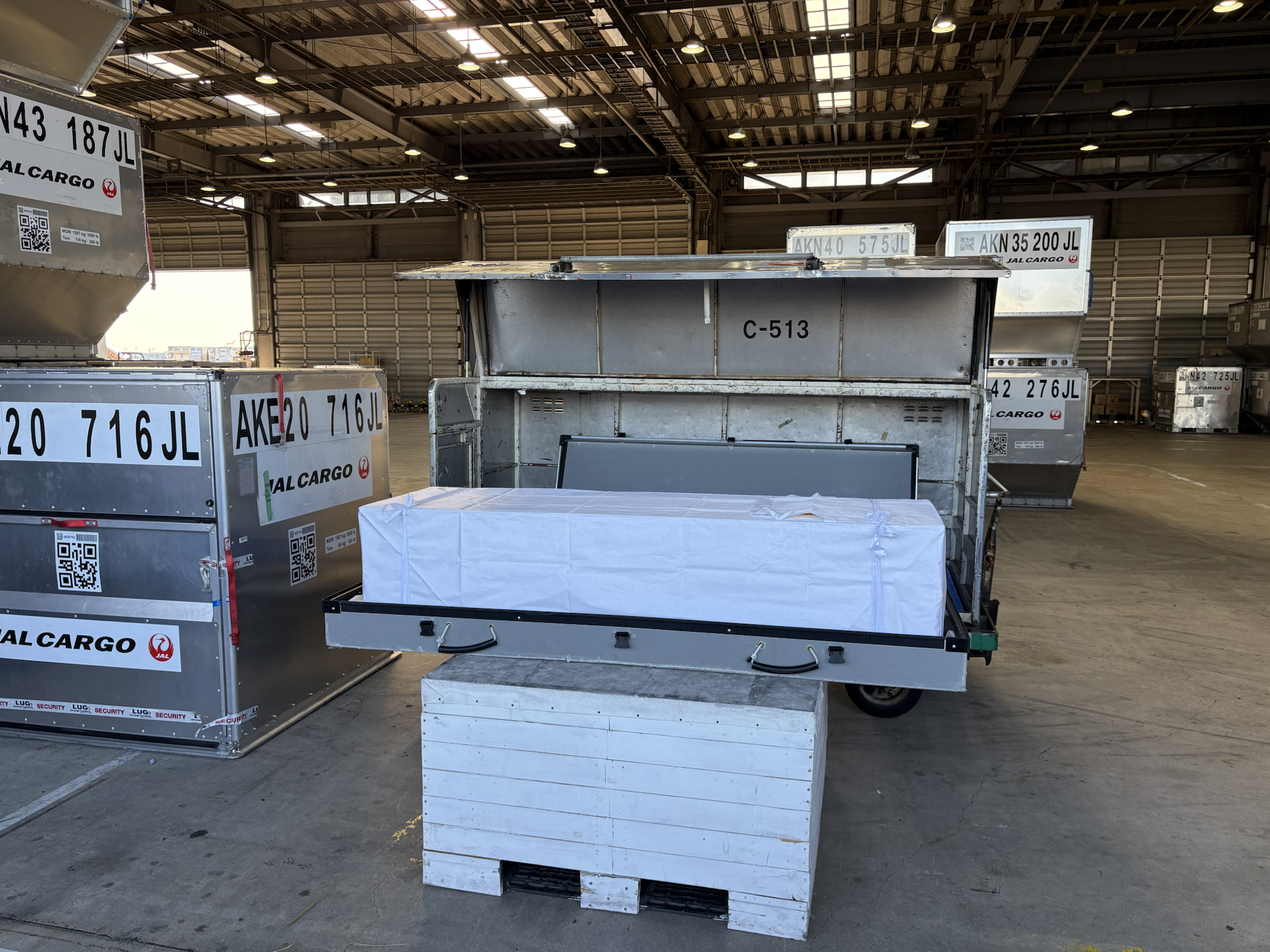 空輸搬送のイメージ